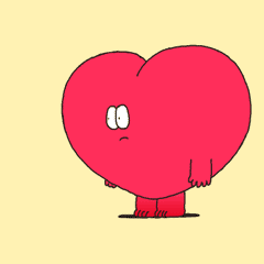 Gif animé coeur qui saigne